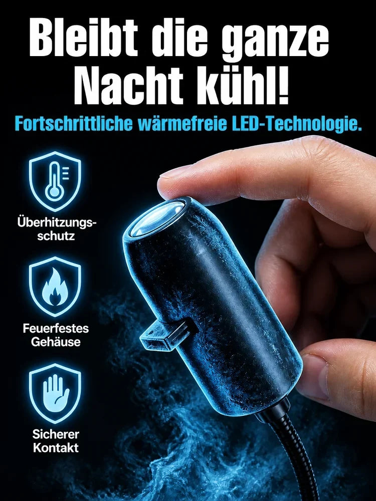 🌌 JETZT 50 % RABATT! 💫 USB-Lampe mit Sternenhimmel-Projektion – 13 austauschbare Filmplatten & flexibler Hals – perfekt für das Schlafzimmer ✨