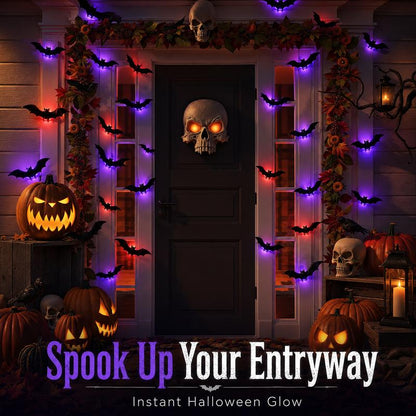 🦇Halloween-Dekoration: 3D-LED-Wandleuchte in Fledermausform