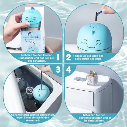 🔥🎁 2+1 GRATIS!!🥳✨ 2-in-1 WC-Reiniger & Lufterfrischer 🚽💙 Für ein strahlend sauberes Bad mit langanhaltend frischem Duft!