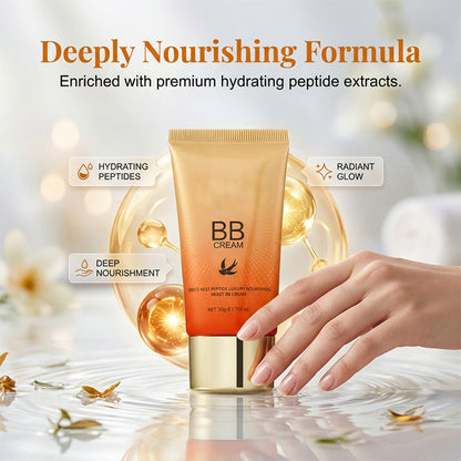 🎉Feuchtigkeitsspendende BB-Creme mit Vogelnest-Peptiden – Makellose Deckkraft ohne Maskeneffekt!