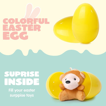 🐣 Tierischer Schlüsselanhänger mit Ei-Schale – Plüschanhänger als Ostergeschenk für Kinder🎁