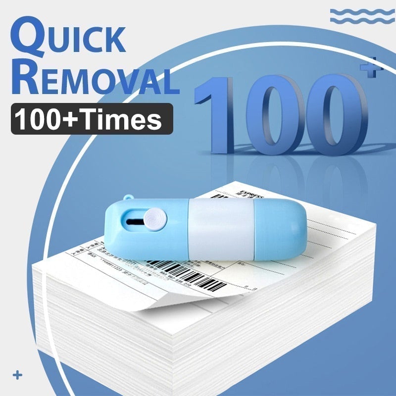 🛡️ Thermopapier-Löscher mit Kartonöffner – 2-in-1 Privatsphäre-Schutz – Löscht Namen & Adresse auf Quittungen & Paketaufklebern – 10ml für über 100 Anwendungen