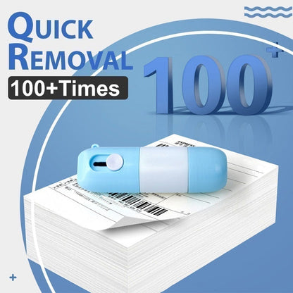 🛡️ Thermopapier-Löscher mit Kartonöffner – 2-in-1 Privatsphäre-Schutz – Löscht Namen & Adresse auf Quittungen & Paketaufklebern – 10ml für über 100 Anwendungen