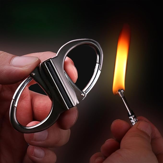 🎁 Letzter Tag 50 % RABATT - Schlüsselanhänger Feuerzeug 🔥