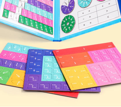 🧩 50% RABATT! 🎨 Magnetisches Bruchpuzzle für Kinder – Fördert Feinmotorik, bunt & sicher – Perfekt für spielerisches Lernen zu Hause ✨