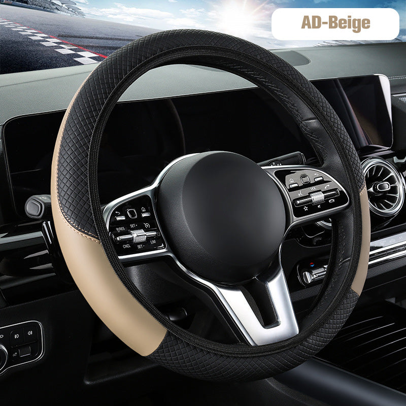 🚗 ✨Ultradünne Lenkradhülle Universal – Rutschfest & Luxuriös für Jedes Auto