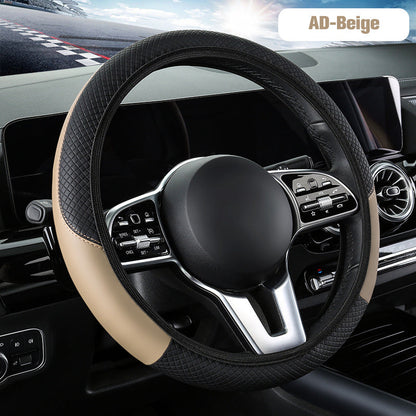 🚗 ✨Ultradünne Lenkradhülle Universal – Rutschfest & Luxuriös für Jedes Auto