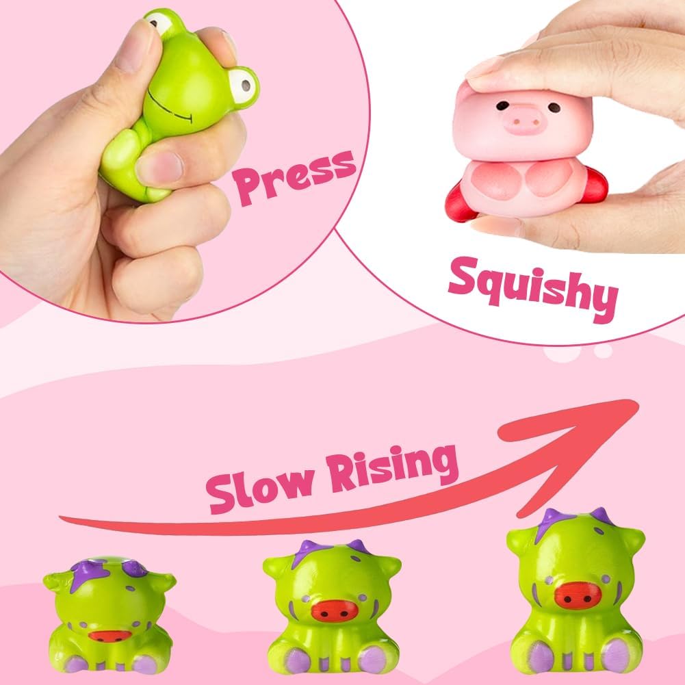 🔥LETZTER TAG – 49% RABATT🔥12/24 STÜCK OSTER-EIER MIT LANGSAM AUFGEHENDEN SQUISHY-SPIELZEUGEN