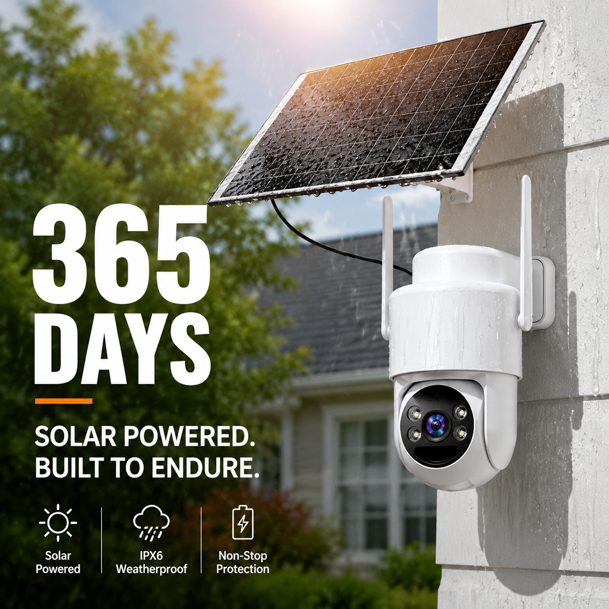 📦 4G LTE Solar-Sicherheitskamera für den Außenbereich, ohne WLAN, 4MP HD Farb‑Nachtsehen, kontinuierliche Stromversorgung, KI‑Erkennung, bidirektionales Audio, wasserdicht nach IP65, CCTV, keine Kabelinstallation