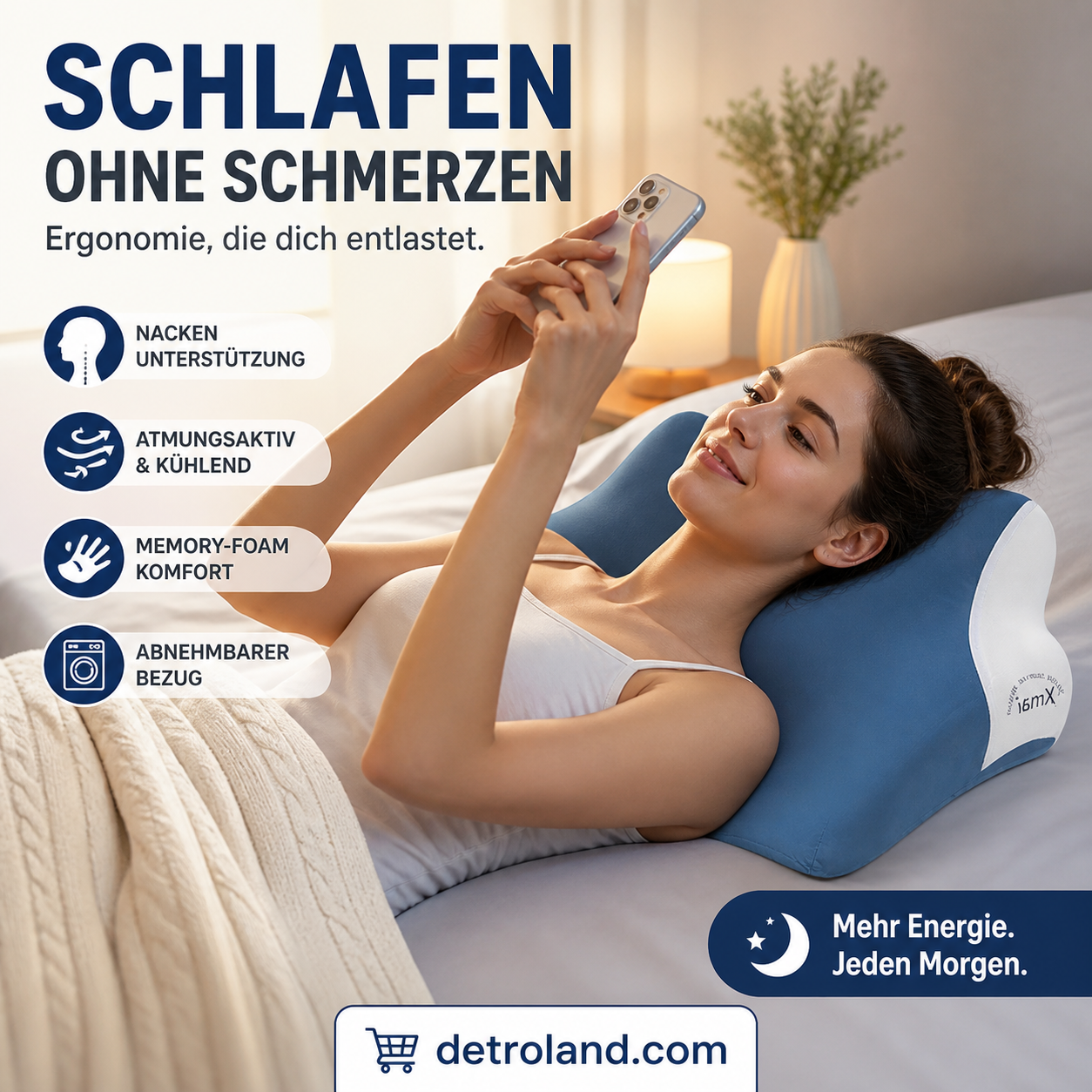 Multifunktionales ergonomisches Memory-Foam-Kissen🧘