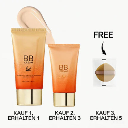 🎉Feuchtigkeitsspendende BB-Creme mit Vogelnest-Peptiden – Makellose Deckkraft ohne Maskeneffekt!