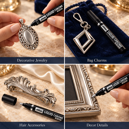 Illustrative project ideas for decorative jewelry, bag charms, hair accessories and decor details
