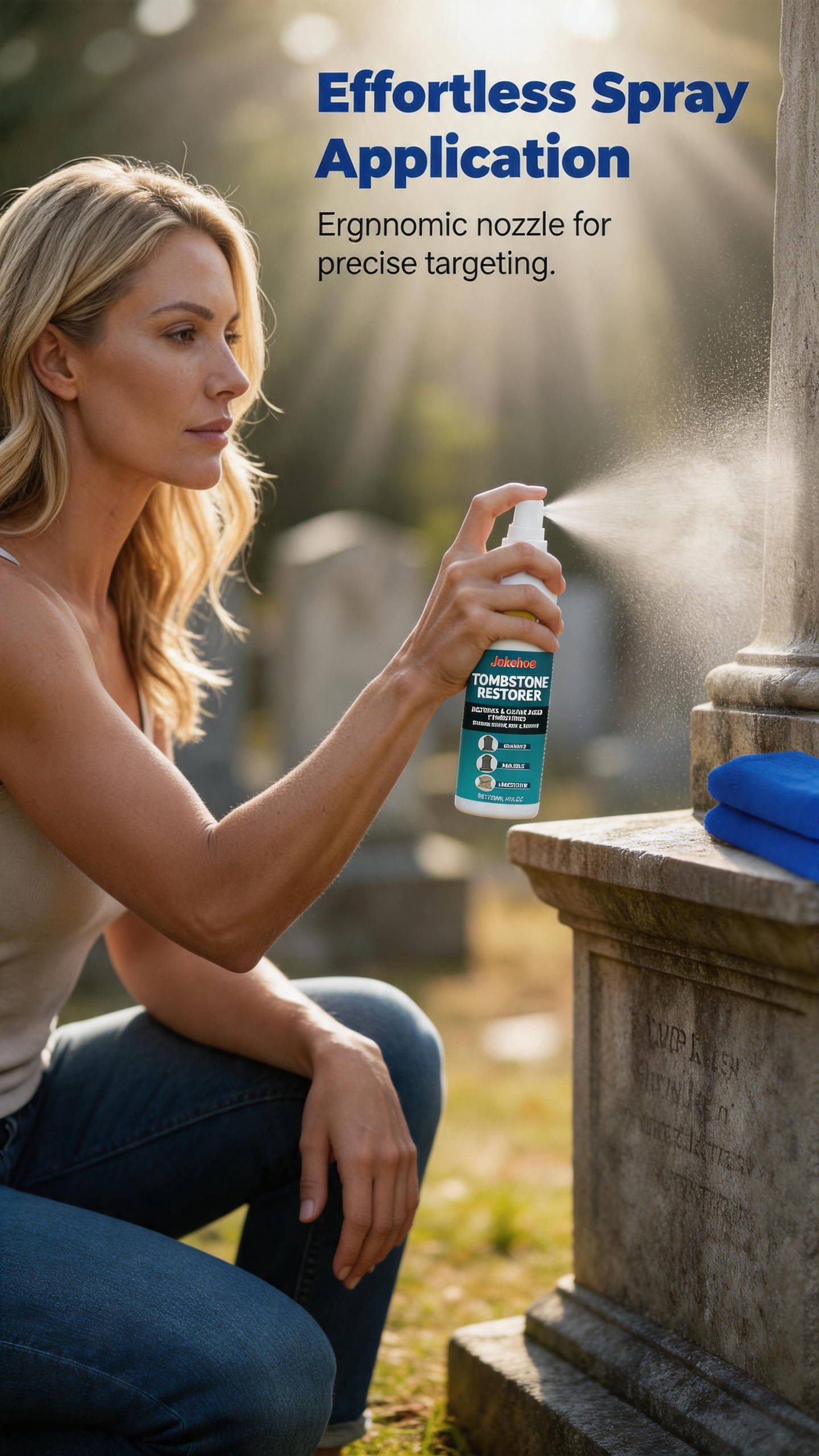 Reinigungs- und Restaurierungsspray für Grabsteine