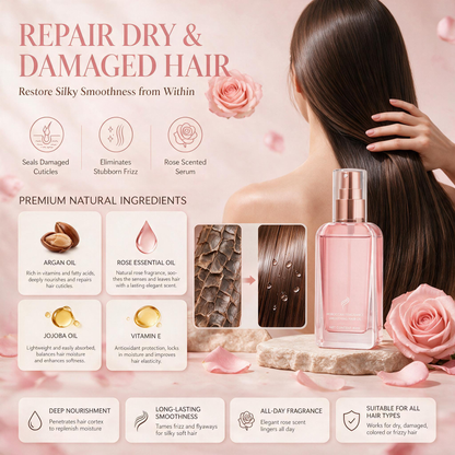 🌿✨ Marokkanisches duftendes Haaröl-Spray – Für gepflegtes, glänzendes und herrlich duftendes Haar 💛