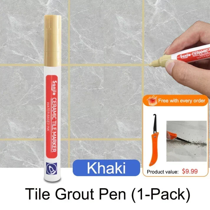🖌️ Anti-Schimmel- und wasserfester Fugenstift für Keramikfliesen!🧱