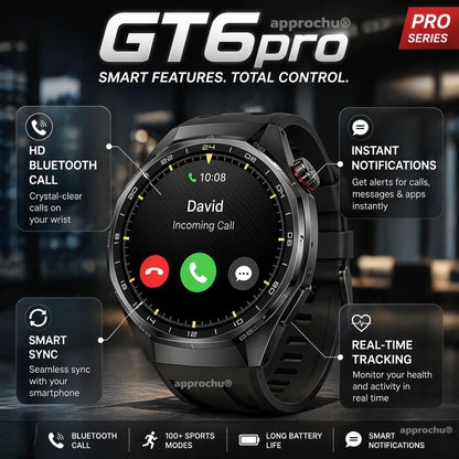 🥳HEISSER SALE 2026🥳💞50.000+ VERKAUFT!👵❤️  GT6pro Bluetooth Call Smartwatch – Bestseller