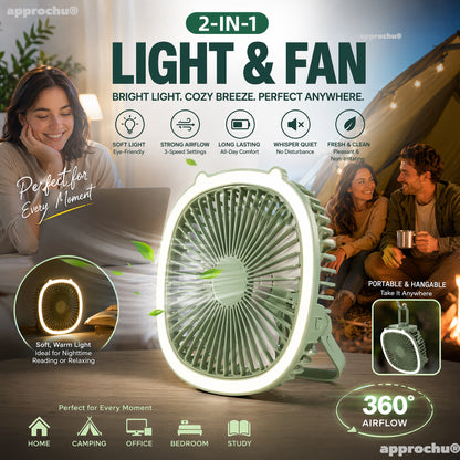 🥳HEISSER SALE 2026🥳💞50.000+ VERKAUFT!👵❤️  3-in-1-Luftzirkulationsventilator mit LED-Beleuchtung