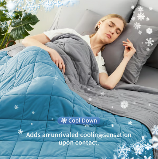 🛏️ NUR FÜR BEGRENZTE ZEIT: 50 % RABATT! 💥 Atmungsaktive, bedruckte, waschbare Sommer-Kühlbettdecke – beidseitig verwendbar, aus Q-Max-Gewebe, hypoallergen ✨
