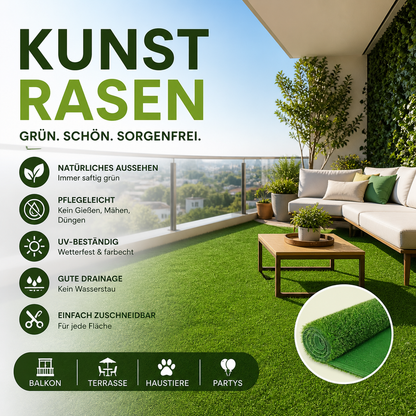 🌿 Kunstrasen für den Garten
