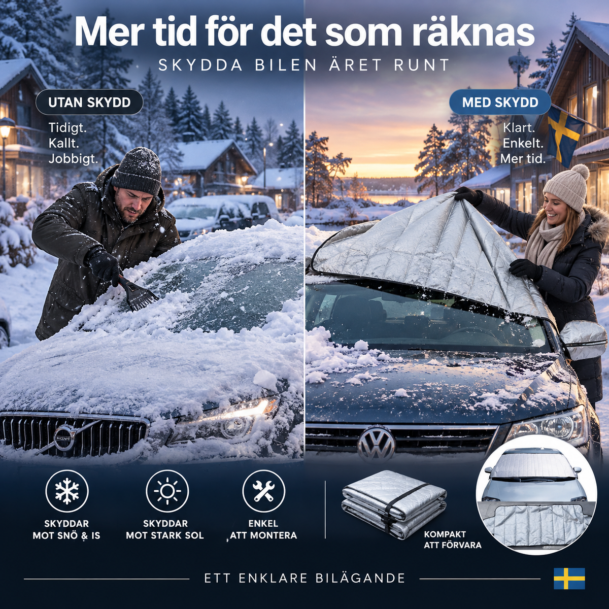 🚗✨ Frontscheiben-Abdeckung – Schutz bei allen vier Jahreszeiten, Frostschutz & hohe Qualität – perfekt für Autos, Vans und SUVs ❄️☀️