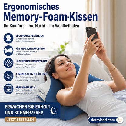 Multifunktionales ergonomisches Memory-Foam-Kissen🧘