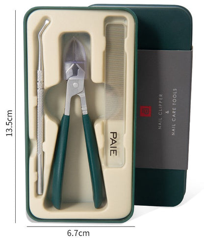 💅 JETZT 50 % RABATT! ✨ Spritzschutz-Nagelknipser-Set mit 25°-Schrägklinge, 3-teilig – Präziser Schnitt, komfortabler Griff & sicherer Spritzschutz ✂️