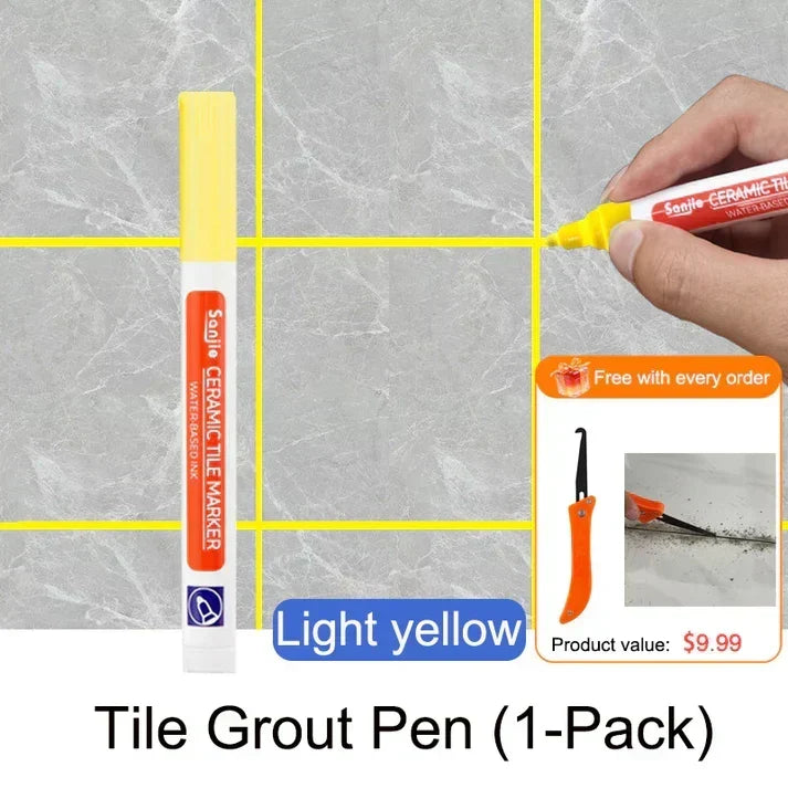 🖌️ Anti-Schimmel- und wasserfester Fugenstift für Keramikfliesen!🧱