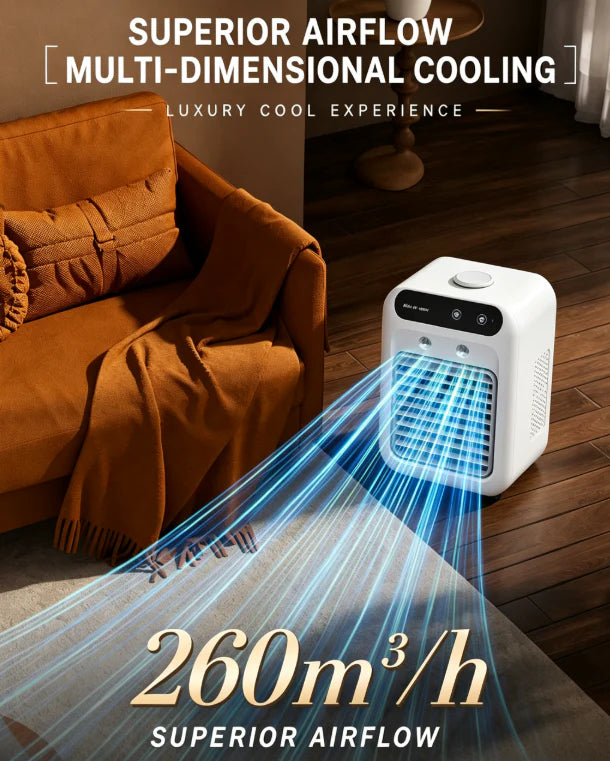 ❄️Sommeraktion: 50 % Rabatt❄️ Mini-Klimaanlage mit Kühl- und Befeuchtungsfunktion