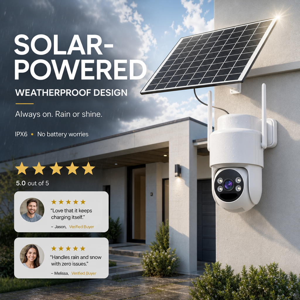 📦 4G LTE Solar-Sicherheitskamera für den Außenbereich, ohne WLAN, 4MP HD Farb‑Nachtsehen, kontinuierliche Stromversorgung, KI‑Erkennung, bidirektionales Audio, wasserdicht nach IP65, CCTV, keine Kabelinstallation
