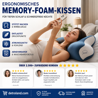 Multifunktionales ergonomisches Memory-Foam-Kissen🧘