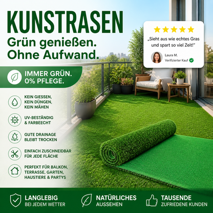 🌿 Kunstrasen für den Garten