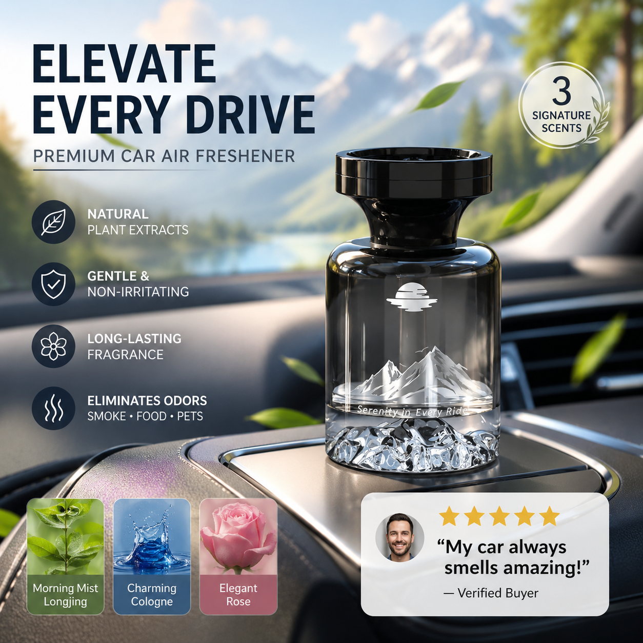 🥳HEISSER SALE 2026🥳💞50.000+ VERKAUFT!👵❤️  110 ml langlebiger Auto-Lufterfrischer