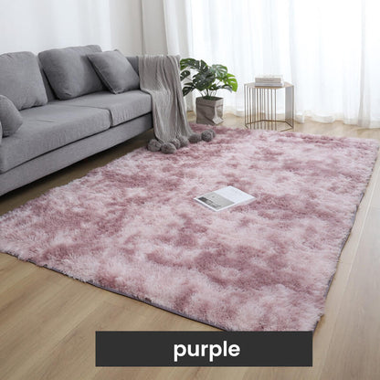 💖Plüsch-Fußmatte in Farbverlauf – Gemütlichkeit für dein Zuhause