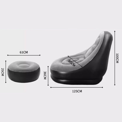Tragbare Luftsessel CampingSessel Kissen-Sessel und Sofas, Puff, aufblasbar, super Lounge(Luftpumpe verschenken)