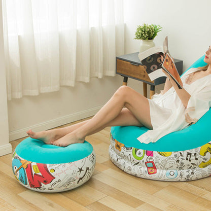 Tragbare Luftsessel CampingSessel Kissen-Sessel und Sofas, Puff, aufblasbar, super Lounge(Luftpumpe verschenken)
