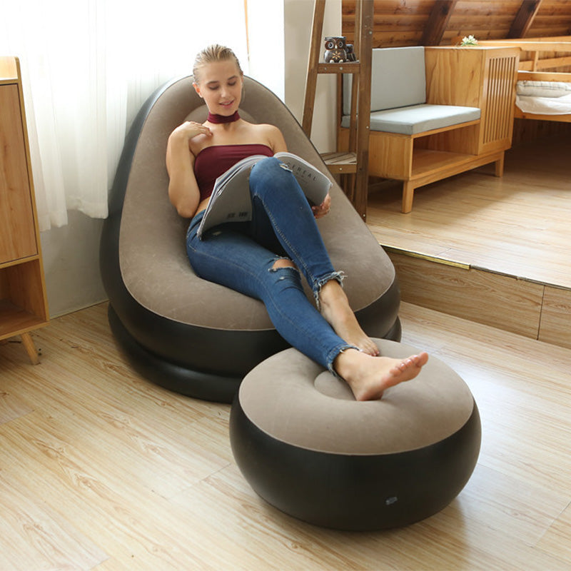 Tragbare Luftsessel CampingSessel Kissen-Sessel und Sofas, Puff, aufblasbar, super Lounge(Luftpumpe verschenken)