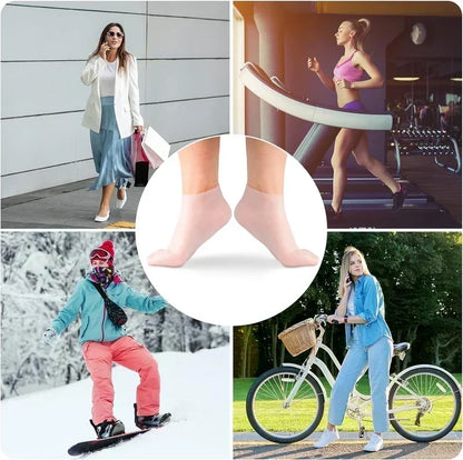 ⏳ 50% RABATT!! 🔥 Feuchtigkeitsspendende Fußmaske, Peeling-Silikonsocken, Strand-Schutzsocken