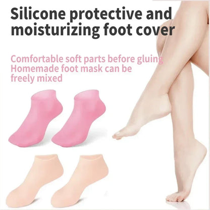 ⏳ 50% RABATT!! 🔥 Feuchtigkeitsspendende Fußmaske, Peeling-Silikonsocken, Strand-Schutzsocken