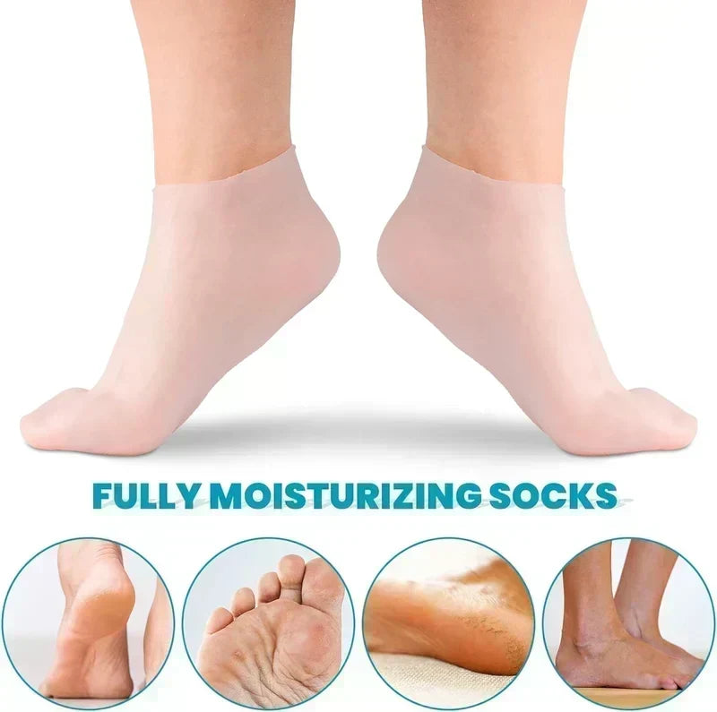 ⏳ 50% RABATT!! 🔥 Feuchtigkeitsspendende Fußmaske, Peeling-Silikonsocken, Strand-Schutzsocken