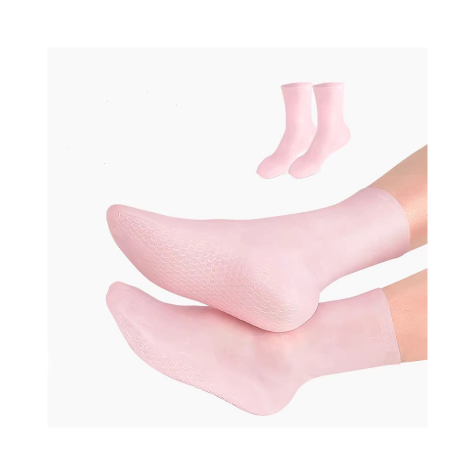 ⏳ 50% RABATT!! 🔥 Feuchtigkeitsspendende Fußmaske, Peeling-Silikonsocken, Strand-Schutzsocken
