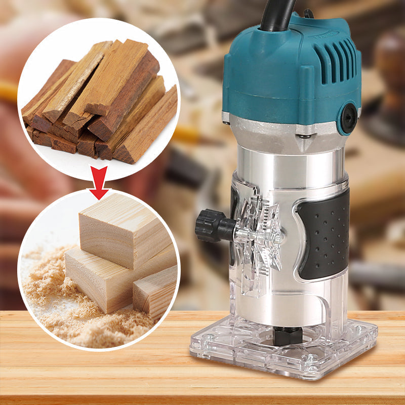 📢📢50 % Rabatt!! ⏰Elektrische Oberfräse & Nutfräse 220V   – Holzfräse zum Nuten, Kantenfräsen & Bohren