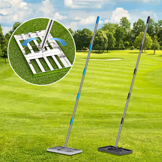 ☘️Professional Rasennivellierrechen für Garten und Golfplatz