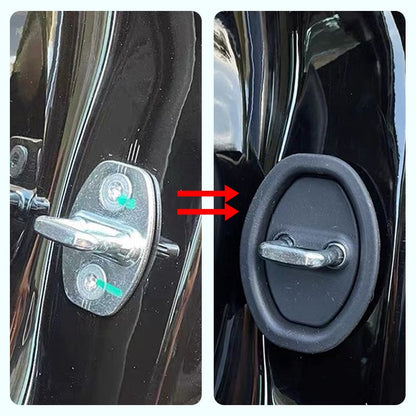 🎁Herstellerverkauf mit Superrabatt! 💥 Auto-Türschloss-Silikon-Abdeckung - Schallschutzmatten