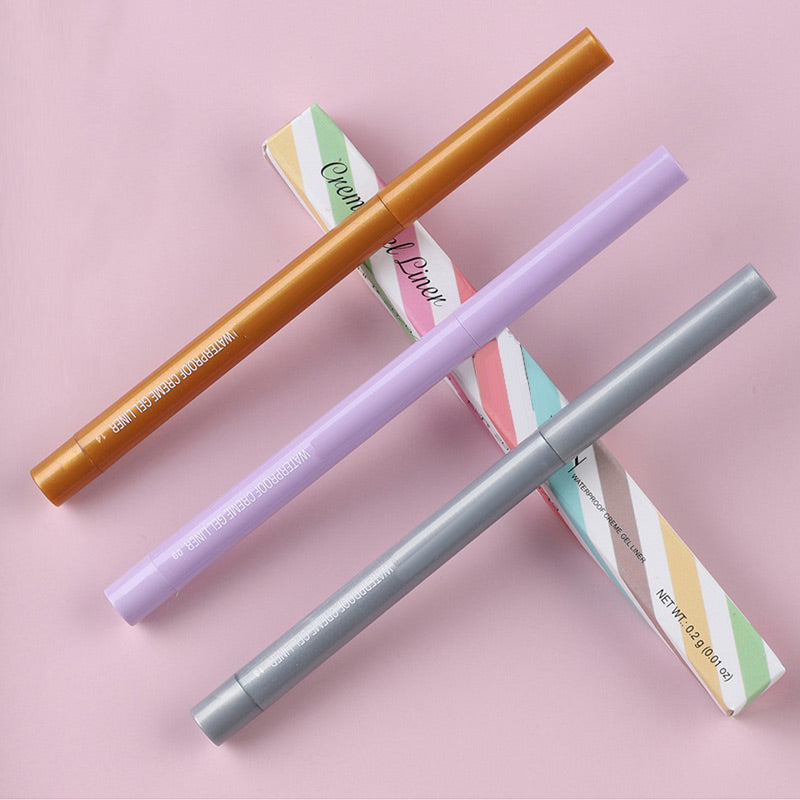 Set mit 20 langanhaltenden, wasserfesten und mehrfarbigen Eyeliner-Stiften