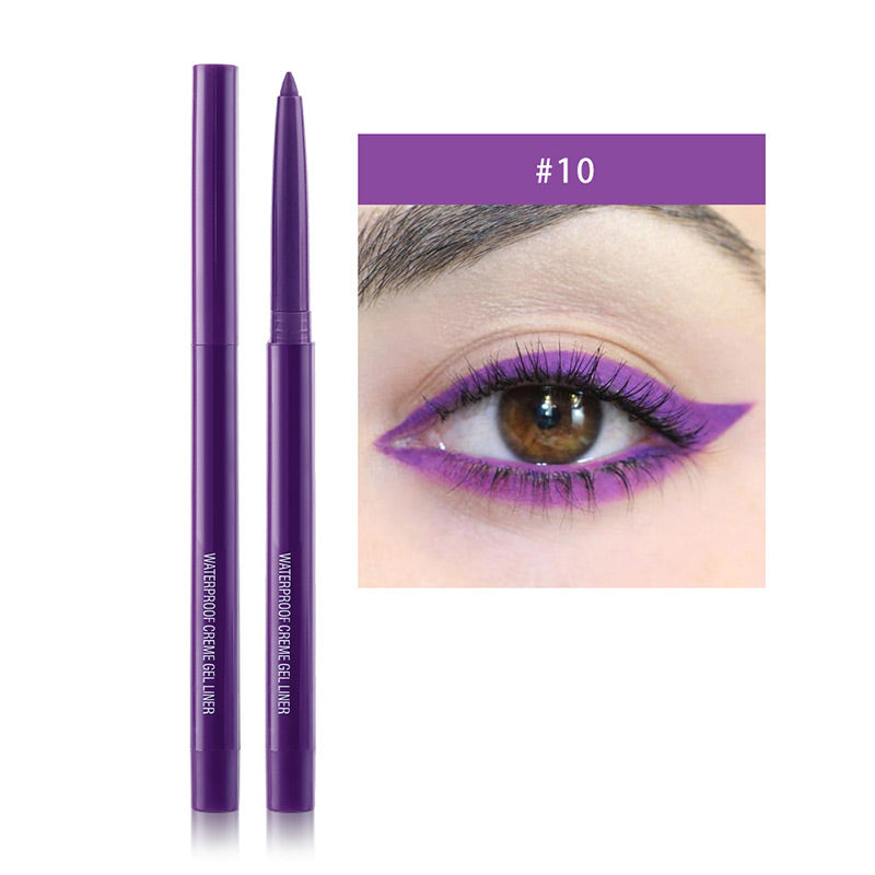 Set mit 20 langanhaltenden, wasserfesten und mehrfarbigen Eyeliner-Stiften
