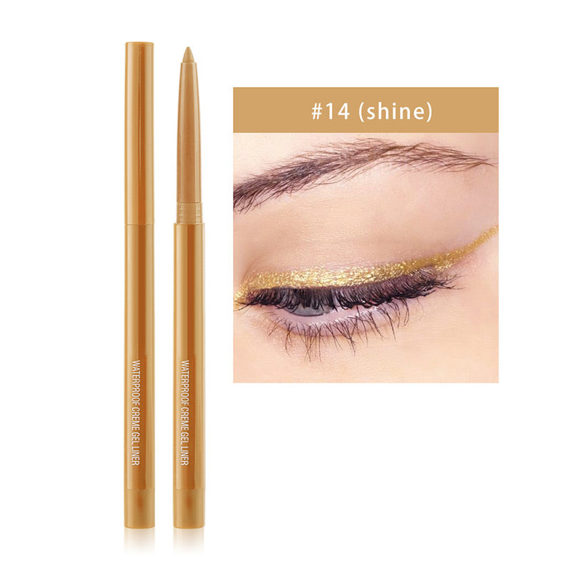 Set mit 20 langanhaltenden, wasserfesten und mehrfarbigen Eyeliner-Stiften