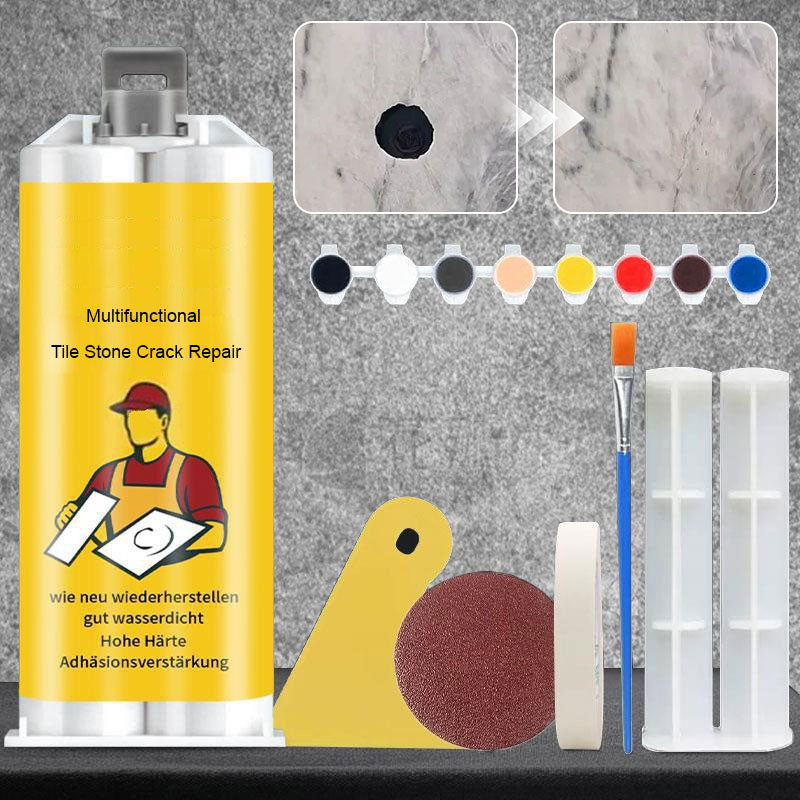 Fliesen- und Steinrissreparaturset – Professioneller Füllstoff zum Abdichten von Fugen, wasserdicht und farblich anpassbar 🛠️💧