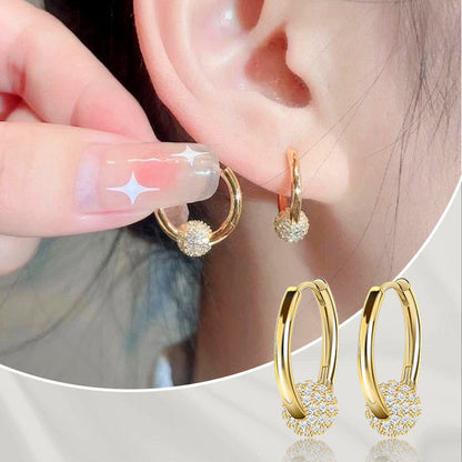 💫【 LIMITED-TIME 50% RABATT!】 👑 Goldene Kugelohrringe – Zart, Leicht & Zeitlos Elegant ✨|Das perfekte Muttertagsgeschenk