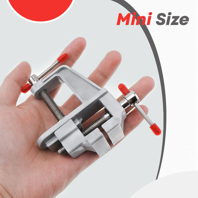 Pousbo® Mini-Tischschraubstock Bastelbank