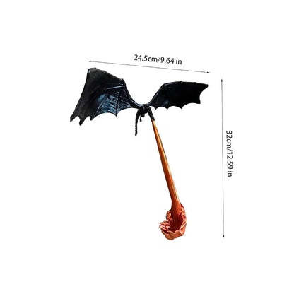 🔥Drachenflammen-Ornament | Gruselige Halloween-Deko – ein Muss!